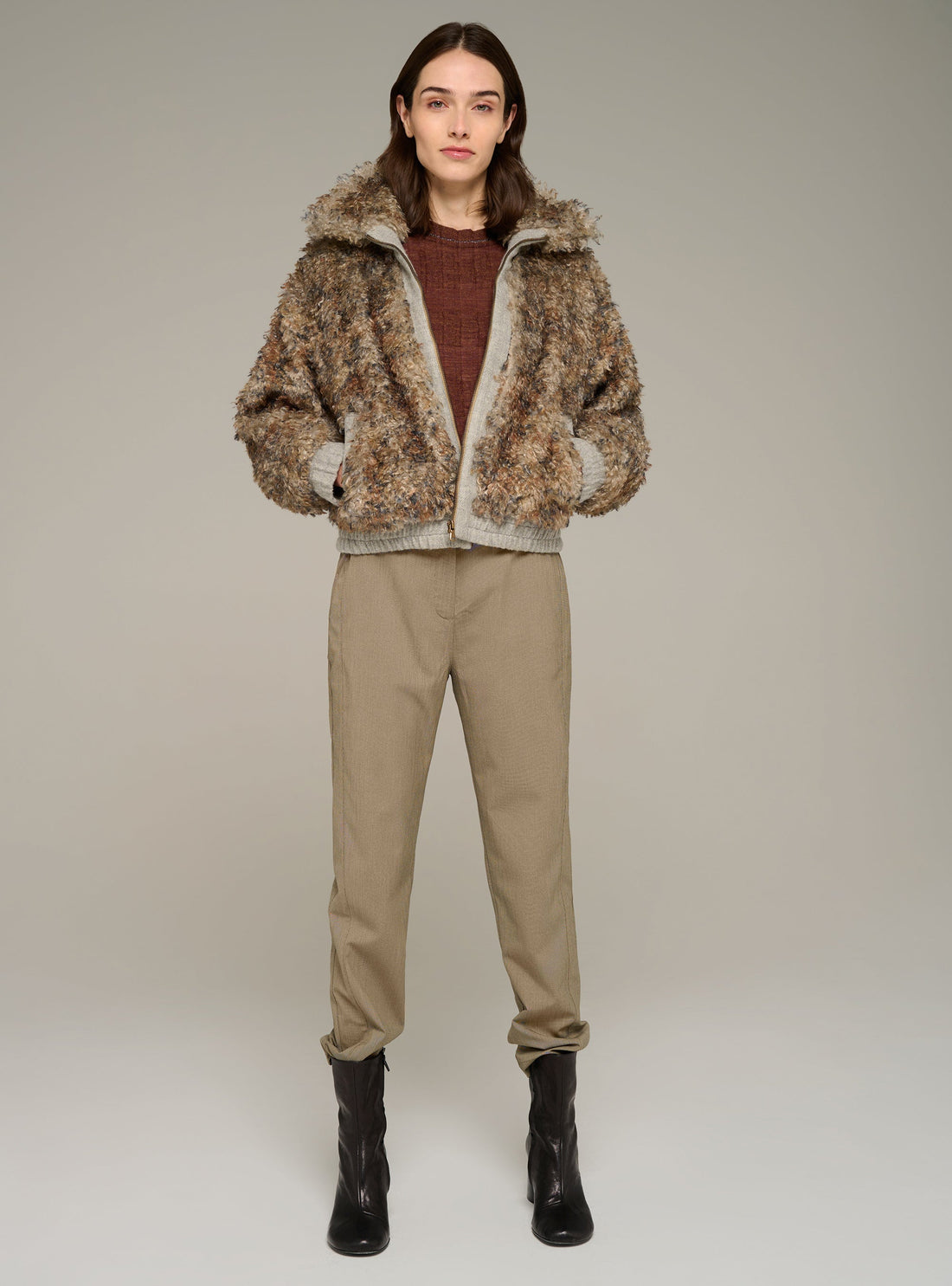 Cotélac pantalon droit à rayures