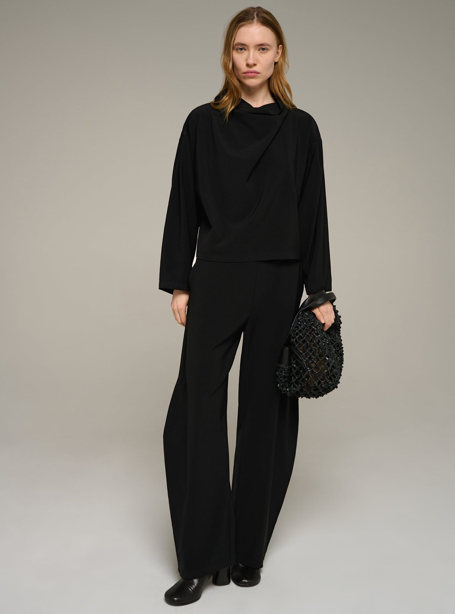 Cotélac blouse col bénitier manches longues