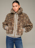 Cotélac blouson oversize manches longues imprimé