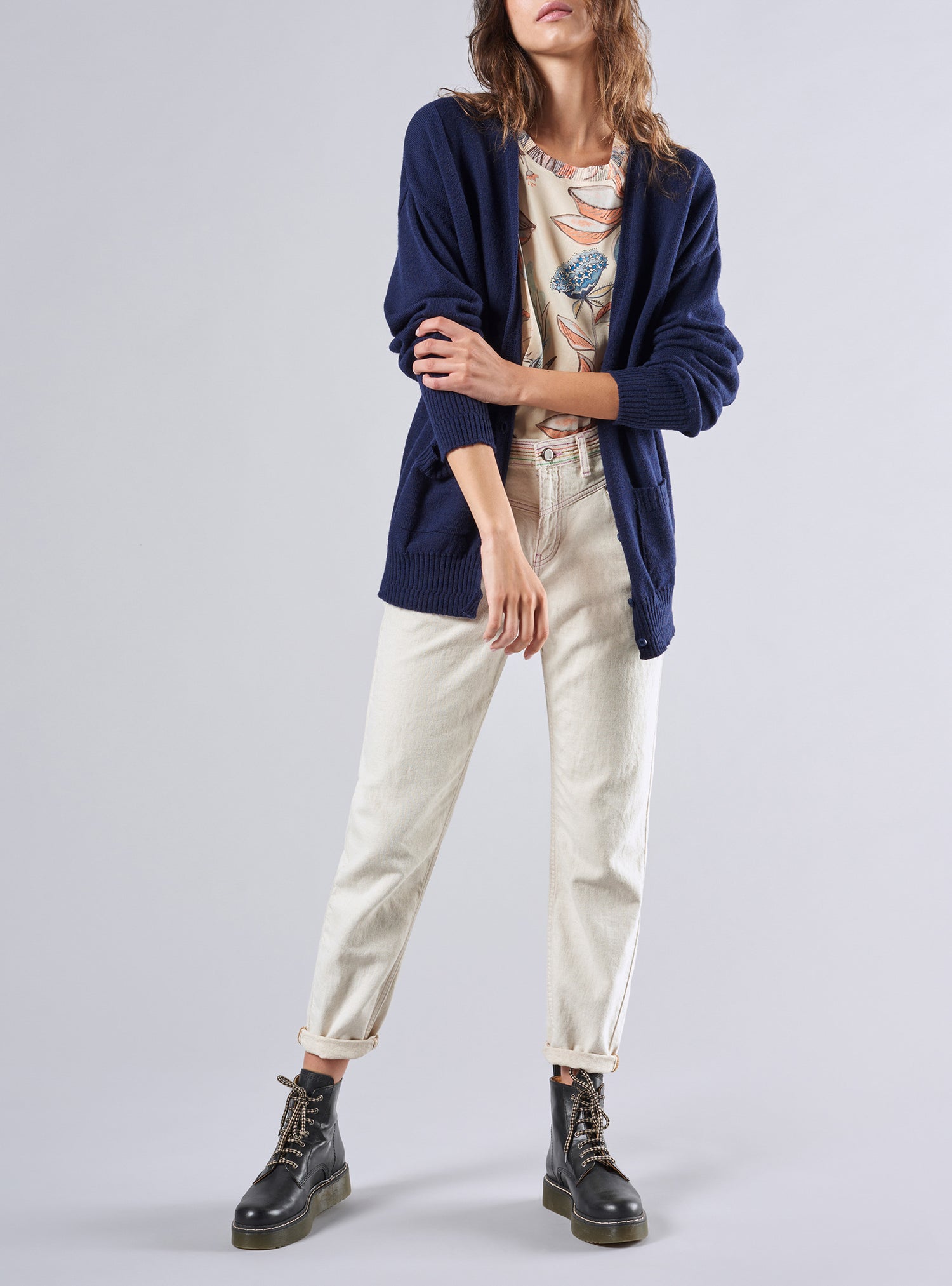 Cardigan Col V