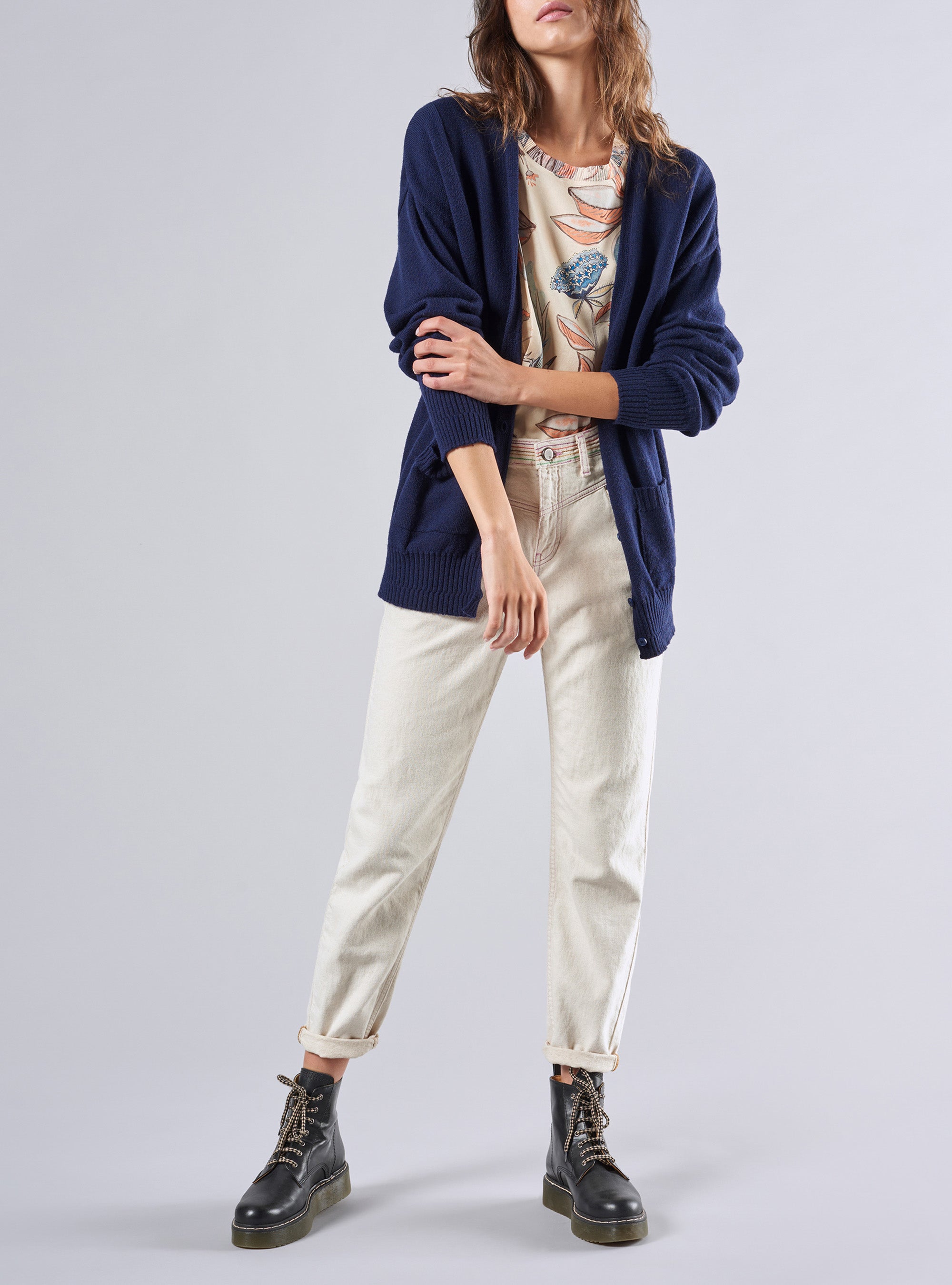 Cardigan Col V