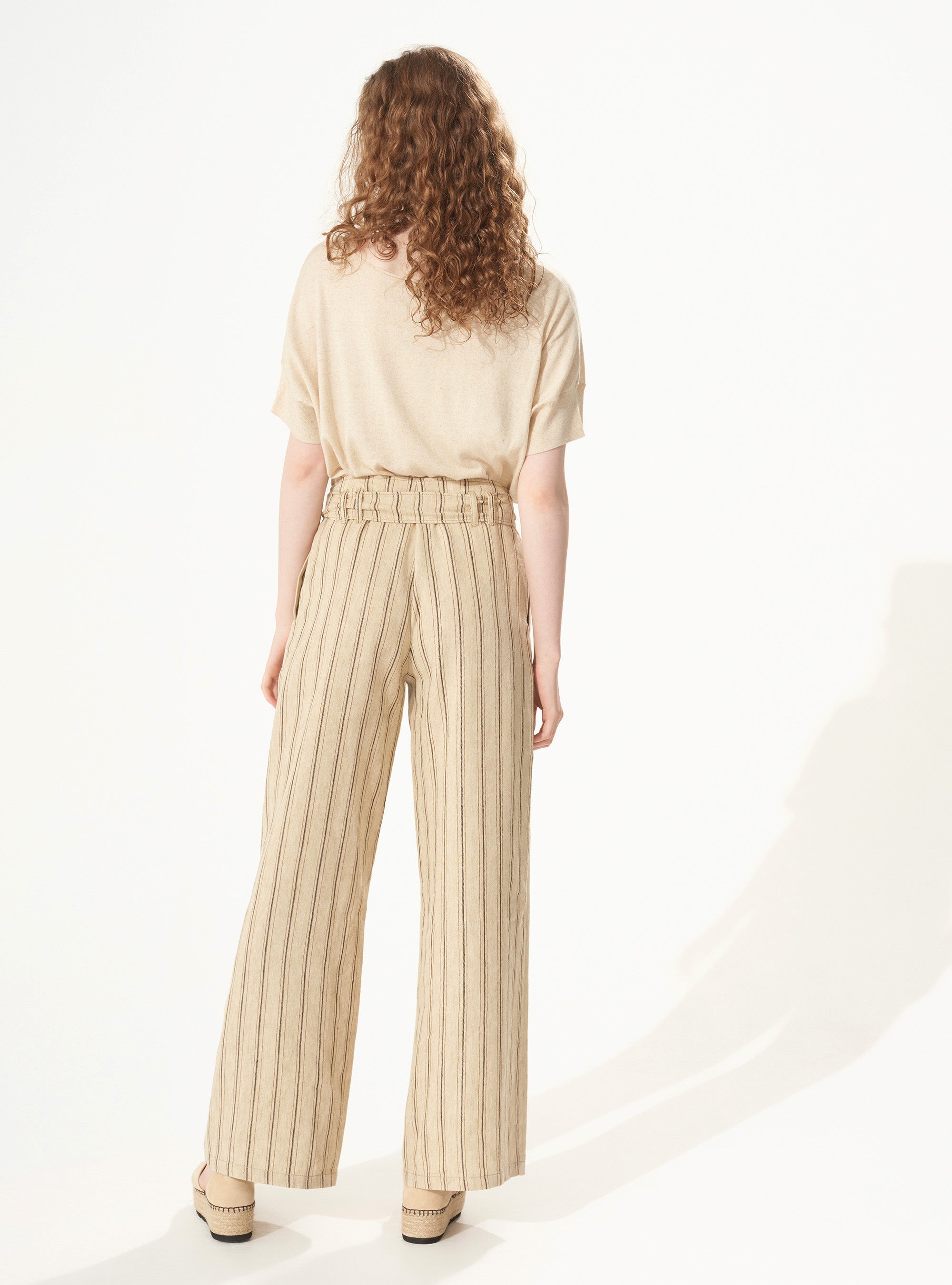 Pantalon Large acoté 