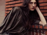 Chemise courte oversize plissée